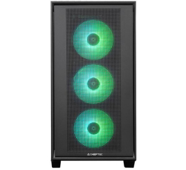 Slika izdelka: Chieftec HUNTER 3 USB-C ATX RGB ohišje, črno