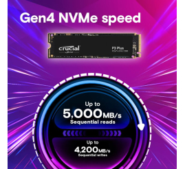 Slika izdelka: Crucial P3 Plus 2TB 3D NAND NVMe PCIe M.2 SSD