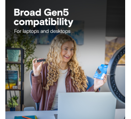 Slika izdelka: Crucial P510 1TB PCIe Gen5 NVMe 2280 M.2 SSD