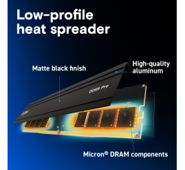 Slika izdelka: Crucial Pro 32GB Kit (2x16GB) DDR5-5600 UDIMM CL46, 1.1V