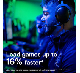 Slika izdelka: Crucial T700 2TB PCIe Gen5 NVMe M.2 SSD