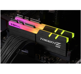 Slika izdelka: DDR4 16GB 3200MHz CL16 KIT (2x 8GB) G.Skill RGB Trident Z XMP2.0 1,35V Gaming črna (F4-3200C16D-16GTZR)