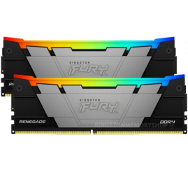 Slika izdelka: DDR4 16GB 3600MHz CL16 KIT (2x 8GB) Kingston RGB Fury Renegade XMP2.0 1,35V črna (KF436C16RB2AK2/16)