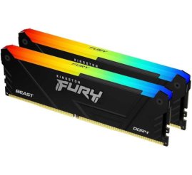 Slika izdelka: DDR4 16GB 3600MHz CL17 KIT (2x 8GB) Kingston RGB Fury Beast 1,35V Fury črna (KF436C17BB2AK2/16)