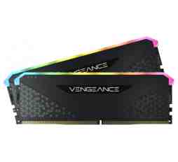 Slika izdelka: DDR4 16GB 3600MHz CL18 KIT (2x 8GB) Corsair RGB Vengeance XMP2.0 1,35V Gaming črna (CMG16GX4M2D3600C18)