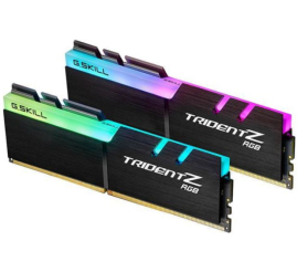 Slika izdelka: DDR4 32GB 3200MHz CL16 KIT (2x16GB) G.Skill RGB Trident Z XMP2.0 1,35V Gaming črna (F4-3200C16D-32GTZR)