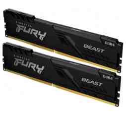 Slika izdelka: DDR4 32GB  3200MHz CL16 KIT (2x16GB) Kingston Fury Beast XMP2.0 1,35V Gaming črna (KF432C16BB1K2/32)