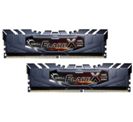 Slika izdelka: DDR4 32GB  3200MHz CL16 KIT (2x16GB) G.Skill Flare X AMD XMP2.0 1,35V Gaming črna (F4-3200C16D-32GFX)