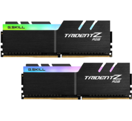 Slika izdelka: DDR4 64GB 4000MHz CL18 KIT (2x32GB) G.Skill RGB Trident Z XMP2.0 1,35V Gaming črna (F4-4000C18D-64GTZR)