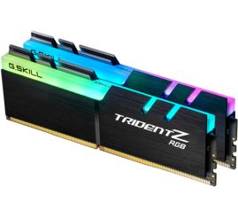 Slika izdelka: DDR4 64GB 4000MHz CL18 KIT (2x32GB) G.Skill RGB Trident Z XMP2.0 1,35V Gaming črna (F4-4000C18D-64GTZR)