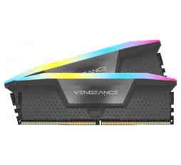 Slika izdelka: DDR5 32GB 5600MHz CL40 KIT (2x16GB) Corsair RGB Vengeance EXPO 1,25 črna (CMH32GX5M2B5600Z40)