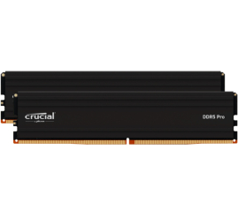 Slika izdelka: DDR5 64GB 5600MHz CL46 KIT (2x32GB) Crucial Pro 1,1V črna (CP2K32G56C46U5)