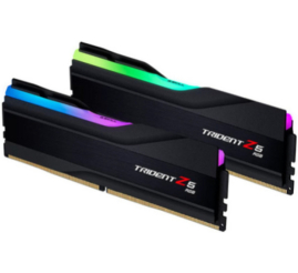 Slika izdelka: DDR5 64GB 6000MHz CL30 KIT (2x32GB) G.Skill RGB Trident Z5 1,4V PC črna (F5-6000J3040G32GX2-TZ5RK)