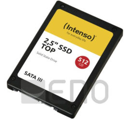 Slika izdelka: Disk SSD 6,4cm (2,5") 512GB SATA3 Intenso III TOP 520/320MB/s 7mm