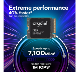 Slika izdelka: Disk SSD M.2 NVMe PCIe 4.0 1TB Crucial P3 2230 7100/6000MB/s Micro (CT1000P310SSD2)