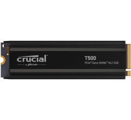 Slika izdelka: Disk SSD M.2 NVMe PCIe 4.0 4TB Crucial T500 2280 7000/6900MB/s s hladilnikom (CT4000T500SSD5)