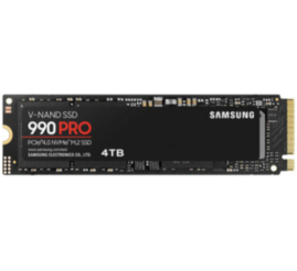 Slika izdelka: Disk SSD M.2 NVMe PCIe 4.0 4TB Samsung 990 PRO 2280 7450/6900MB/s (MZ-V9P4T0BW)