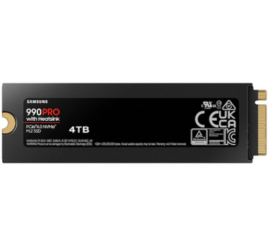 Slika izdelka: Disk SSD M.2 NVMe PCIe 4.0 4TB Samsung 990 PRO MLC s hladilnikom 2280 7450/6900MB/s s hladilnikom (MZ-V9P4T0CW)