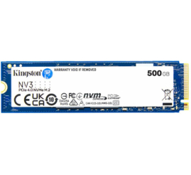 Slika izdelka: Disk SSD M.2 NVMe PCIe 4.0 500GB Kingston SVN3S 2280 5000/3000MB/s (SNV3S/500G)