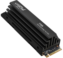 Slika izdelka: Disk SSD M.2 NVMe PCIe 5.0 4TB Crucial T705 2280 14100/12600MB/s s hladilnikom (CT4000T705SSD5)