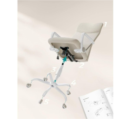 Slika izdelka: Ergonomski pisarniški stol SONGMICS bež