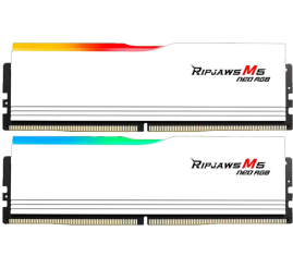 Slika izdelka: G.SKILL Ripjaws M5 Neo RGB 64GB (2x32GB) 6000MT/s DDR5 CL30 RGB F5-6000J3040G32GX2-RM5NRW beli ram pomnilnik