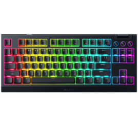 Slika izdelka: Gaming Tipkovnica brezžična Bluetooth USB-C/A Razer BlackWidow V4 Tenkeyless HyperSpeed US | SLO gravura črna RGB (RZ03-05480100-R3M1)