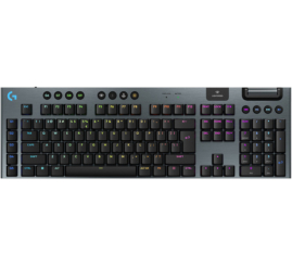 Slika izdelka: Gaming Tipkovnica brezžična + Bluetooth Logitech G915 X LIGHTSPEED, GL Tactile US international | SLO gravura črna RGB LED osvetlitev (920-012676)