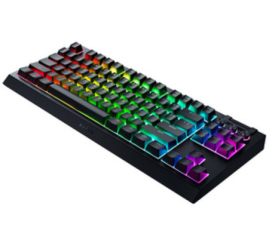 Slika izdelka: Gaming Tipkovnica brezžična Bluetooth USB-C/A Razer BlackWidow V4 Tenkeyless HyperSpeed US | SLO gravura črna RGB (RZ03-05480100-R3M1)