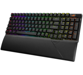 Slika izdelka: Gaming Tipkovnica brezžična, USB Asus ROG Strix Scope II 96 US | črna RGB (90MP037A-BKUA01)