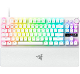 Slika izdelka: Gaming Tipkovnica USB-C Razer huntsman V3 Pro Tenkeyless SLO | SLO gravura bela RGB (RZ03-04981700-R3M1)
