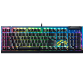 Slika izdelka: Gaming Tipkovnica Žična Razer BlackWidow V4 X US | rumena RGB Fortnite Edition (RZ03-04703600-R3M1)