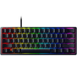 Slika izdelka: Gaming Tipkovnica Žična Razer Huntsman Mini Mercury US international | SLO gravura črna RGB (RZ03-03390200-R3M1)