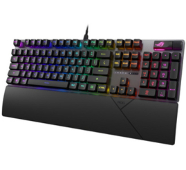 Slika izdelka: Gaming Tipkovnica Žična USB-C/A Asus ROG Strix Scope II RX UK | črna RGB (90MP0350-BKEA01)