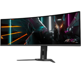 Slika izdelka: GIGABYTE AORUS CO49DQ 49 OLED DQHD ukrivljen monitor, 5120 x 1440, 0.03ms, 144Hz, zvočniki