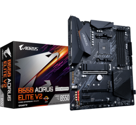 Slika izdelka: GIGABYTE B550 AORUS ELITE V2, DDR4, SATA3, USB3.2Gen2, DP, 2.5GbE, AM4 ATX