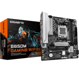 Slika izdelka: GIGABYTE B650M GAMING WIFI6E, DDR5, SATA3, USB3.2Gen1, HDMI, 2.5GbE, Wi-Fi 6E, AM5 mATX