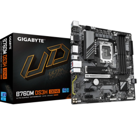 Slika izdelka: GIGABYTE B760M DS3H GEN5, DDR5, SATA3, USB3.2Gen2, DP, LGA1700 mATX
