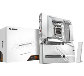 Slika izdelka: GIGABYTE B850 A STEALTH ICE, DDR5, SATA3, USB3.2Gen2x2, DP, 5GbE, WiFi, AM5 ATX