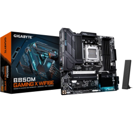 Slika izdelka: GIGABYTE B850M GAMING X WIFI6E, DDR5, SATA3, USB3.2Gen2, DP, 2.5GbE, WiFi 6E, AM5 mATX