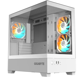 Slika izdelka: Gigabyte C201 PANORAMIC ICE ATX RGB osvetljeno ohišje, belo