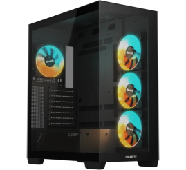 Slika izdelka: Gigabyte C500 PANORAMIC STEALTH ICE USB-C USB 3.2 Gen2 ATX ARGB osvetljeno ohišje, črno