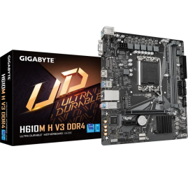 Slika izdelka: GIGABYTE H610M H V3 DDR4, DDR4, SATA3, HDMI, USB3.2Gen1, LGA1700 mATX