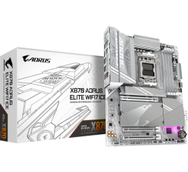 Slika izdelka: GIGABYTE X870 AORUS ELITE WIFI7 ICE, DDR5, SATA3, USB4, DP, 2.5GbE, WiFi 7, AM5 ATX