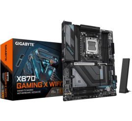 Slika izdelka: GIGABYTE X870 GAMING X WIFI7, DDR5, SATA3, USB4, DP, 2.5GbE, WiFi 7, AM5 ATX