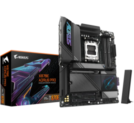 Slika izdelka: GIGABYTE X870E AORUS PRO, DDR5, SATA3, USB4, DP, 2.5GbE, WiFi 7, AM5 ATX