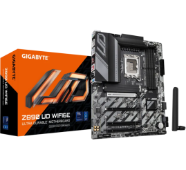 Slika izdelka: GIGABYTE Z890 UD WIFI6E, DDR5, SATA3, USB4, DP, 2.5GbE, WIFI 6E, LGA1851 ATX