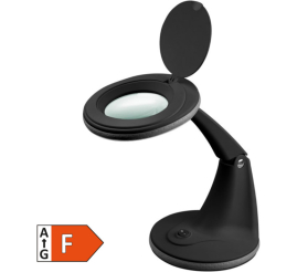 Slika izdelka: GOOBAY povečevalna 1,75x 6W 450lm LED črna delovna namizna svetilka