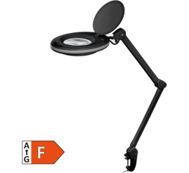 Slika izdelka: GOOBAY povečevalna 1,75x 8W 650lm LED črna delovna namizna svetilka