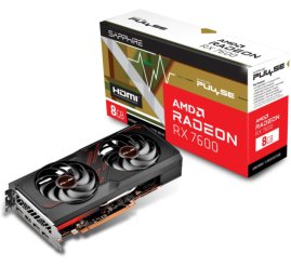 Slika izdelka: Grafična kartica AMD RX 7600 Sapphire Gaming OC - 8GB GDDR6  | 1xHDMI 3xDisplayport 1.4a (11324-01-20G)